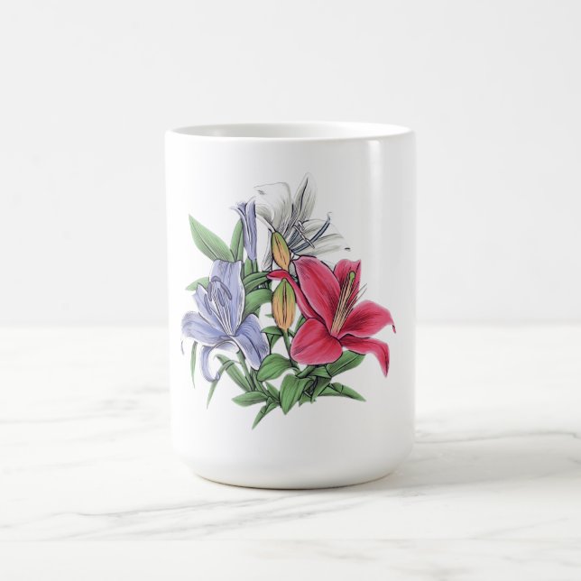 Mug design floral coloré (Centre)