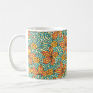 Mug Design floral incolore
