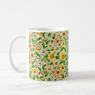 Mug Design floral traditionnel indien de printemps
