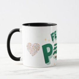 Mug "Design graphique adorable de pin : frais, naturel