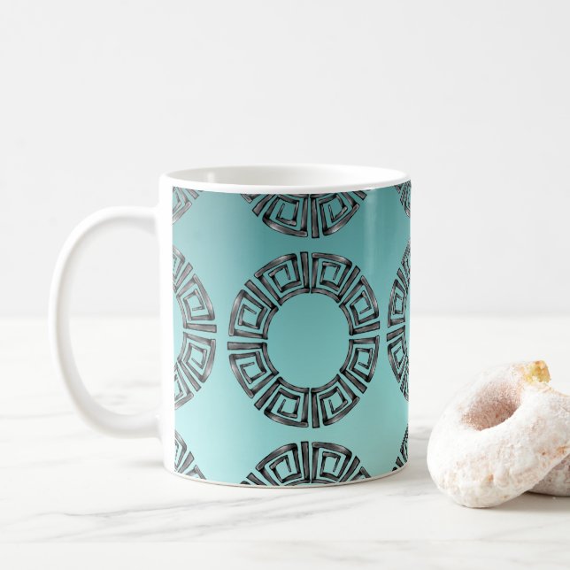 Mug Design grec (Avec donut)