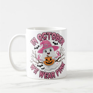 Mug Design Halloween Citrouille Ghost mignon