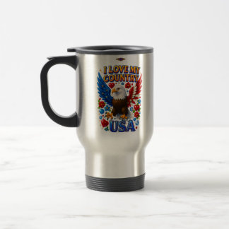 Mug Design : I Love My Country - USA