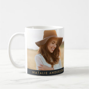 Mug Design moderne 40e anniversaire simple élégant scr