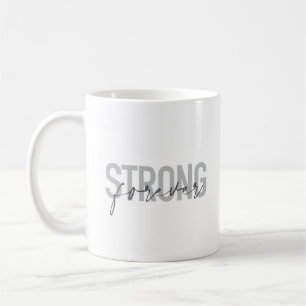 Mug Design moderne, simple, chic et élégant Strong For