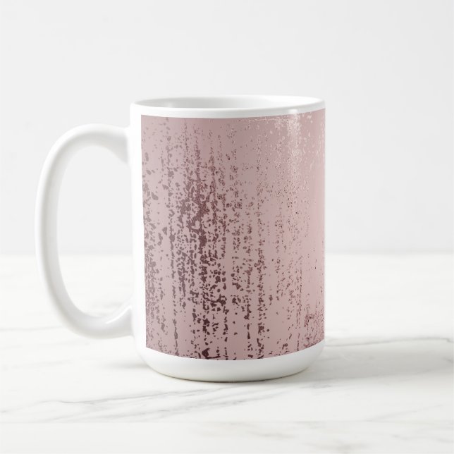 Mug Design or rose de luxe (Gauche)