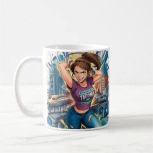 Mug Design original par Fred Tripp de Anime girl " bo