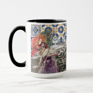 Mug Design portugais Acrylique Mur Art