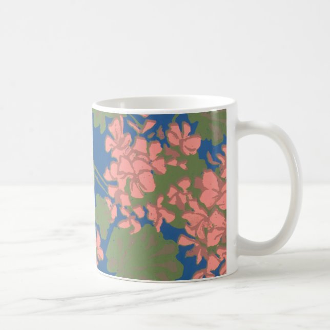 Mug Design saumon en géranium rose (Droite)