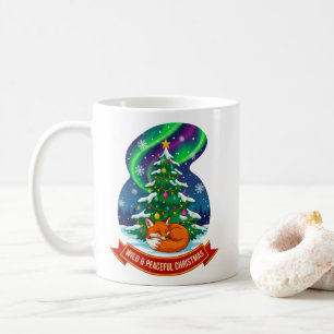 Mug Design sauvage et paisible de renard de Noël
