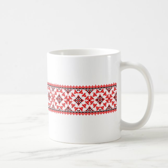 Mug Design ukrainien Vyshyvanka (Droite)