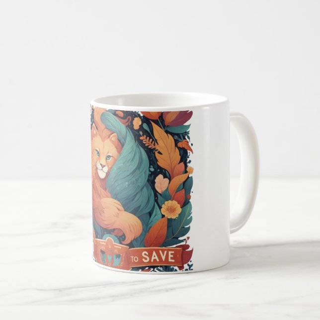 Mug "Design unique de stéthoscope en forme de cœur  (Devant droit)