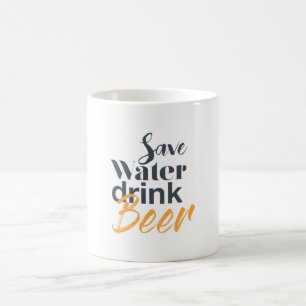 Mug Design urbain, tendance, drôle, économiser de l'ea