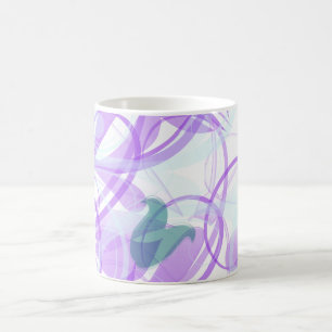 Mug Designe à spirale violette
