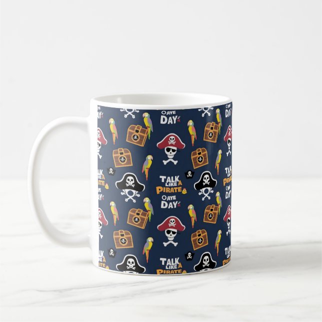 Mug Designs à thème pirate pour aventuriers amoureux d (Gauche)