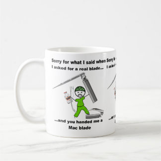 Mug Désolé Anesthésie CRNA de lame MIller