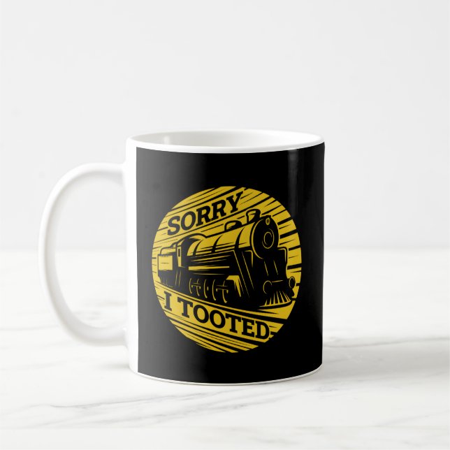 Mug Désolé d'avoir pris le chef de train (Gauche)