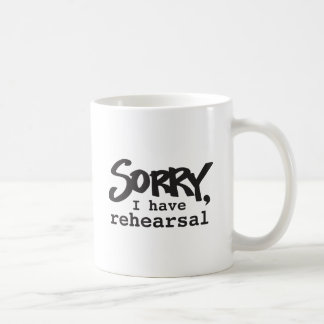 Mug Désolé, j'ai la répétition