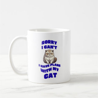 Mug Désolé, je ne peux pas, j’ai des plans avec mon de