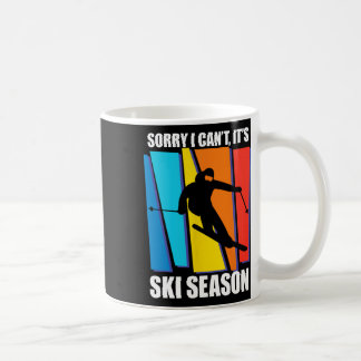 Mug Désolé Je Ne Peux Pas Son Ski Saison Sports D'Hive
