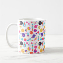 Mug d'espace généré par l'IA rétro