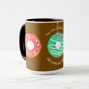 Mug Dessert, Donuts sucrés, Doughnuts,Mignon,moderne