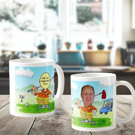 Mug Dessin amusant sur le golf