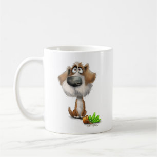 Mug Dessin animé adorable de chien hirsute coupable