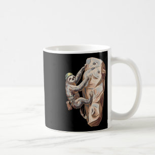 Mug Dessin animé drôle de paresseux faisant de l'escal