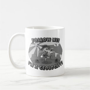 Mug Dessin Animé Rétro - Suivez-moi ! Je suis un géolo
