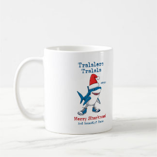 Mug Dessin animé Tralalero Tralala Souhaite un Joyeux
