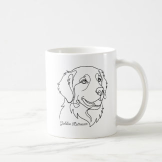 Mug Dessin au trait minimaliste monochrome de Retrieve
