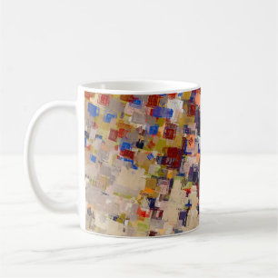 Mug Dessin d'art moderne. Papier peint texture numériq
