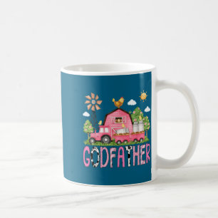Mug Dessin de ferme rose pour la fille d'anniversaire