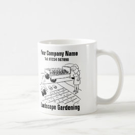 Mug Dessin de jardin paysager