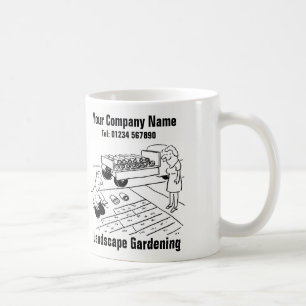 Mug Dessin de jardin paysager