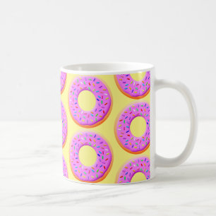 Mug Dessin De Mignonne Donut Avec Des Saupoudrages