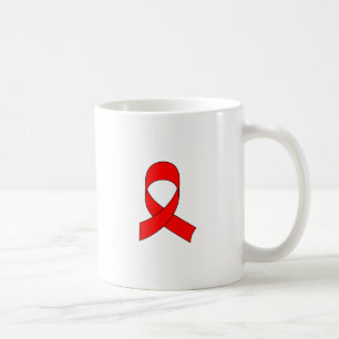 Mug Dessin de ruban rouge
