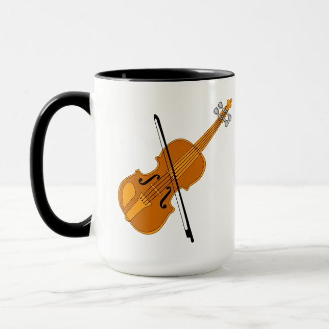 Mug Dessin de violon (Gauche)