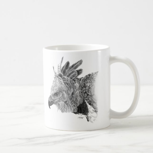 Mug Dessin d'Eagle de harpie (Droite)