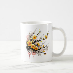 Mug Dessin d'encre de Hoa Mai Bonne année