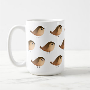 Mug Dessin d'Oiseau de Bruant