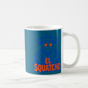 Mug Dessin drôle de bigfoot sasquatch mexicain avec el