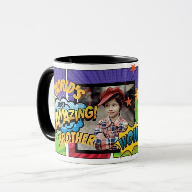Mug Dessin humoristique du meilleur du monde (AJOUTER  (Devant gauche)