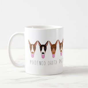 Mug Dessin personnalisable Podenco Orito Chien