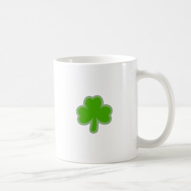 Mug Dessin Shamrock de Saint Patrick (Droite)
