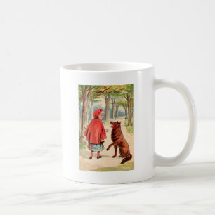 Mug Dessin vintage : Capuchon rouge et le loup