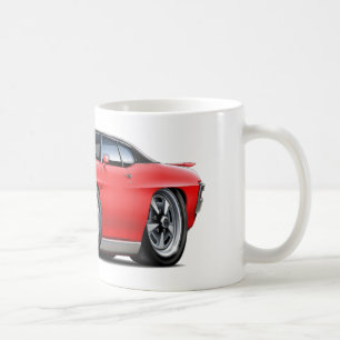 Mug Dessus Rouge-Noir de 1970 GTO