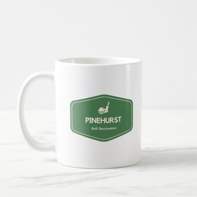 Mug Destination de golf de Pinehurst North Carolina (Gauche)