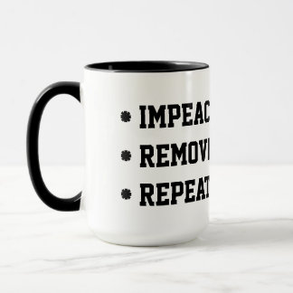 Mug Destituer, révoquer, répéter